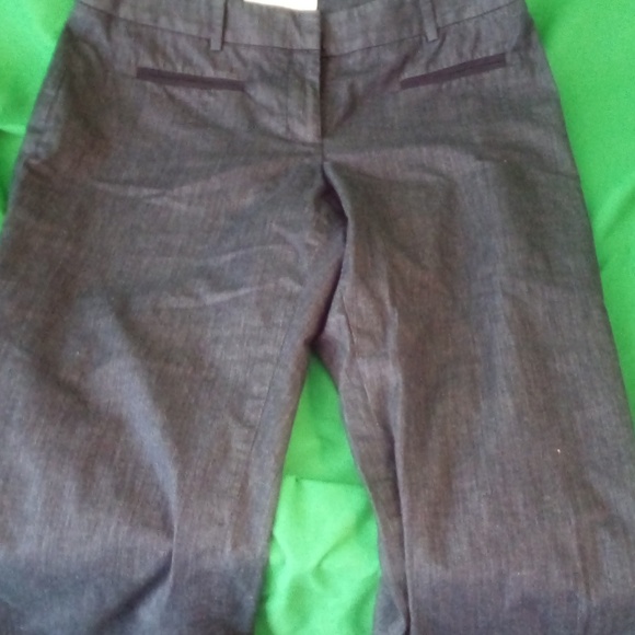LOFT Julie capri dress pants gray sz 8p - Picture 3 of 7